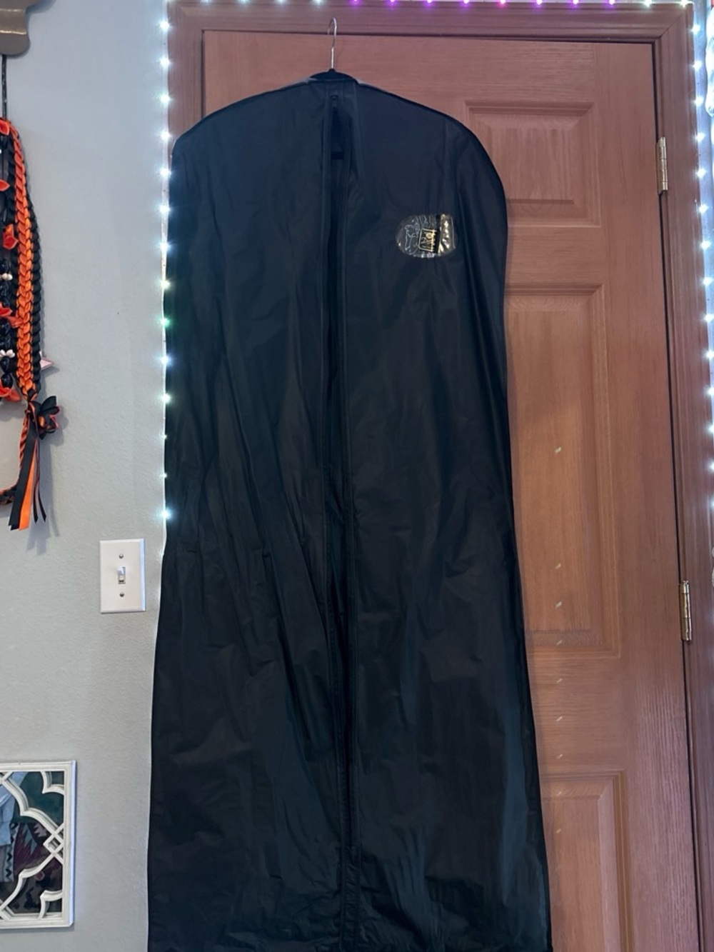 Black Women's Dress Garment Bag - Protective Travel Cover